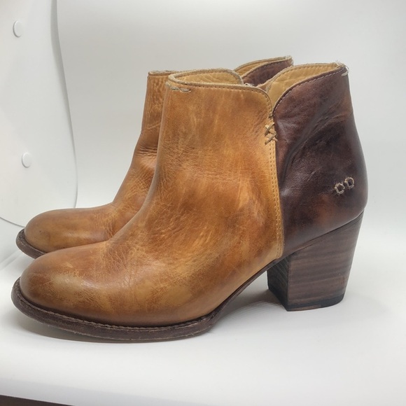 Bed Stu Yell Brown Distressed Booties-Size 11 - Picture 4 of 12